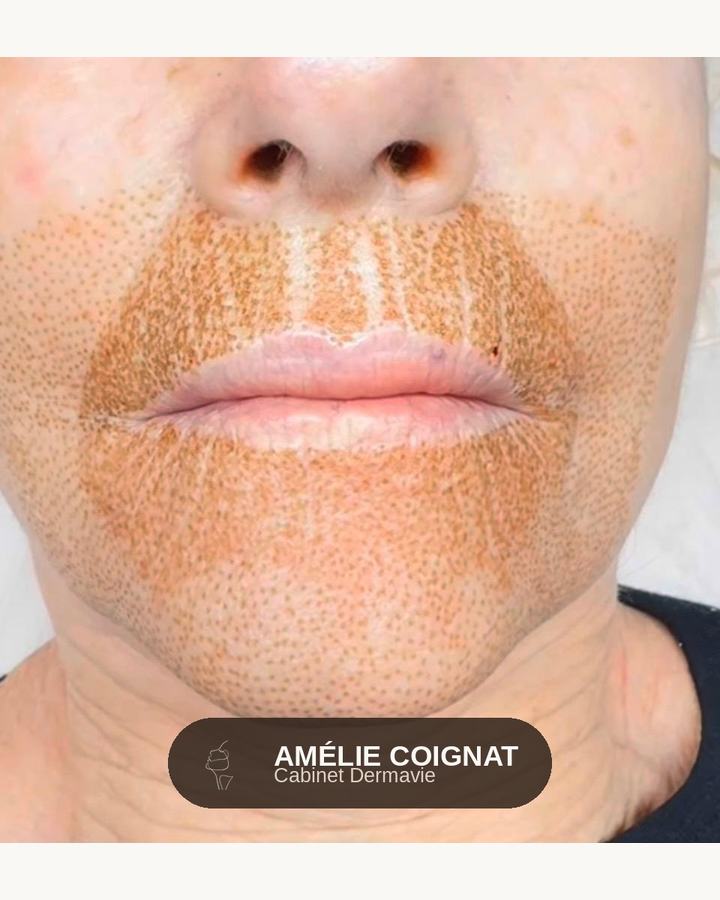 Plasma pen peribuccal contour - Cabinet Dermavie Sainte-Maxime